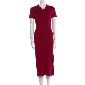 House Of Harlow Ribbed Collared Sweater Dress